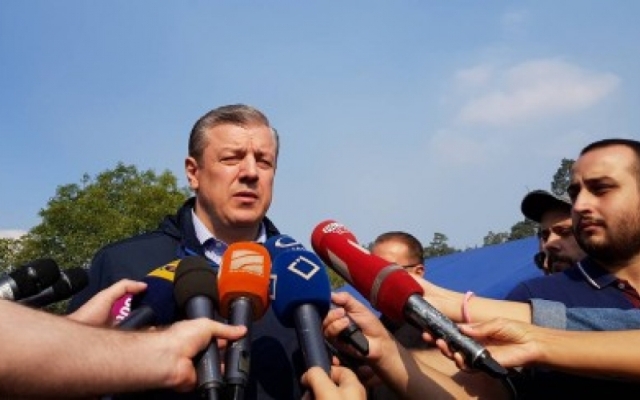 Gürcüstanın baş naziri Borcomi yanğınının likvidasiyasına yardım edən ölkələrə təşəkkür etdi