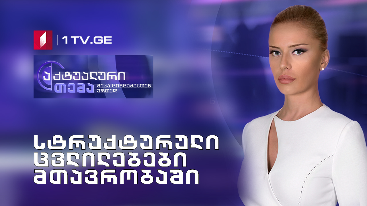 აქტუალური თემა მაკა ცინცაძესთან ერთად - სტრუქტურული ცვლილებები მთავრობაში