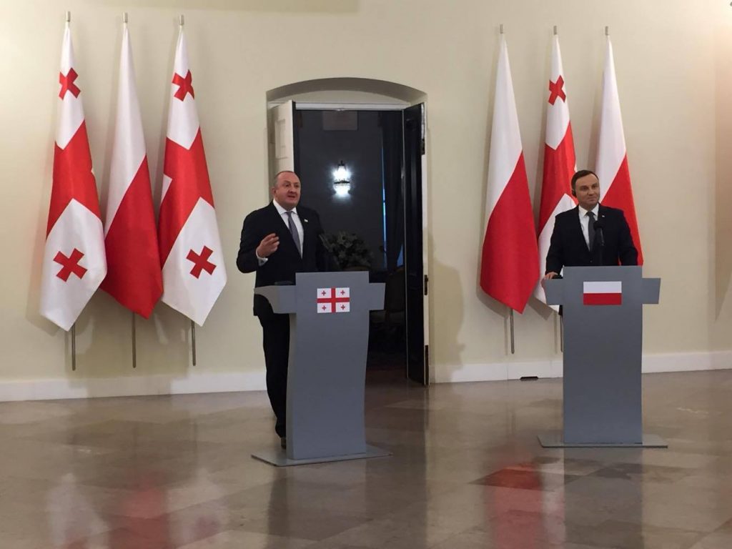 Polish President – Georgia’s integration into NATO is issue of vital importance