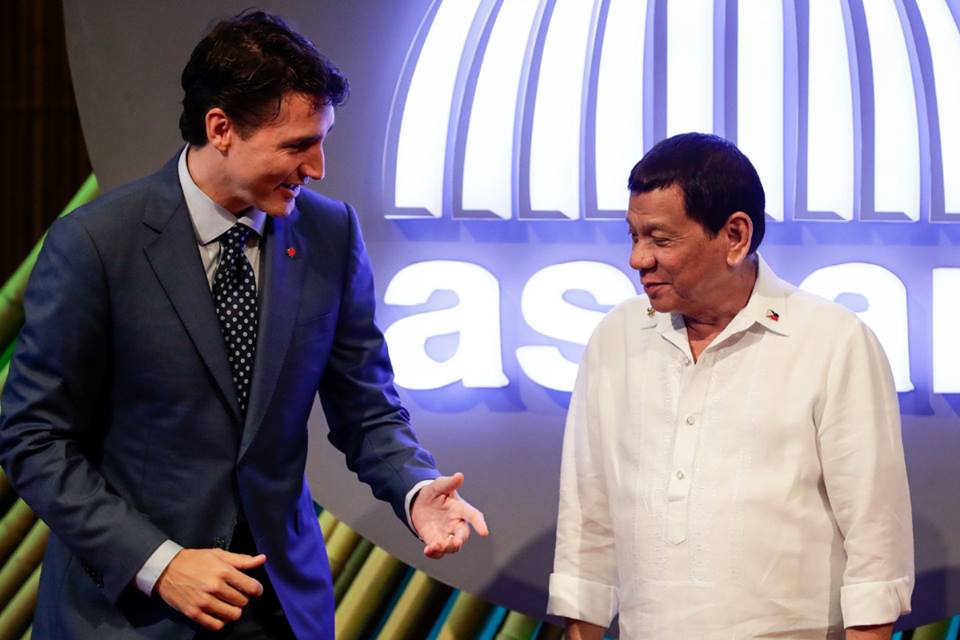 ფილიპინების პრეზიდენტმა კანადის პრემიერი ჯასტინ ტრიუდო გააკრიტიკა