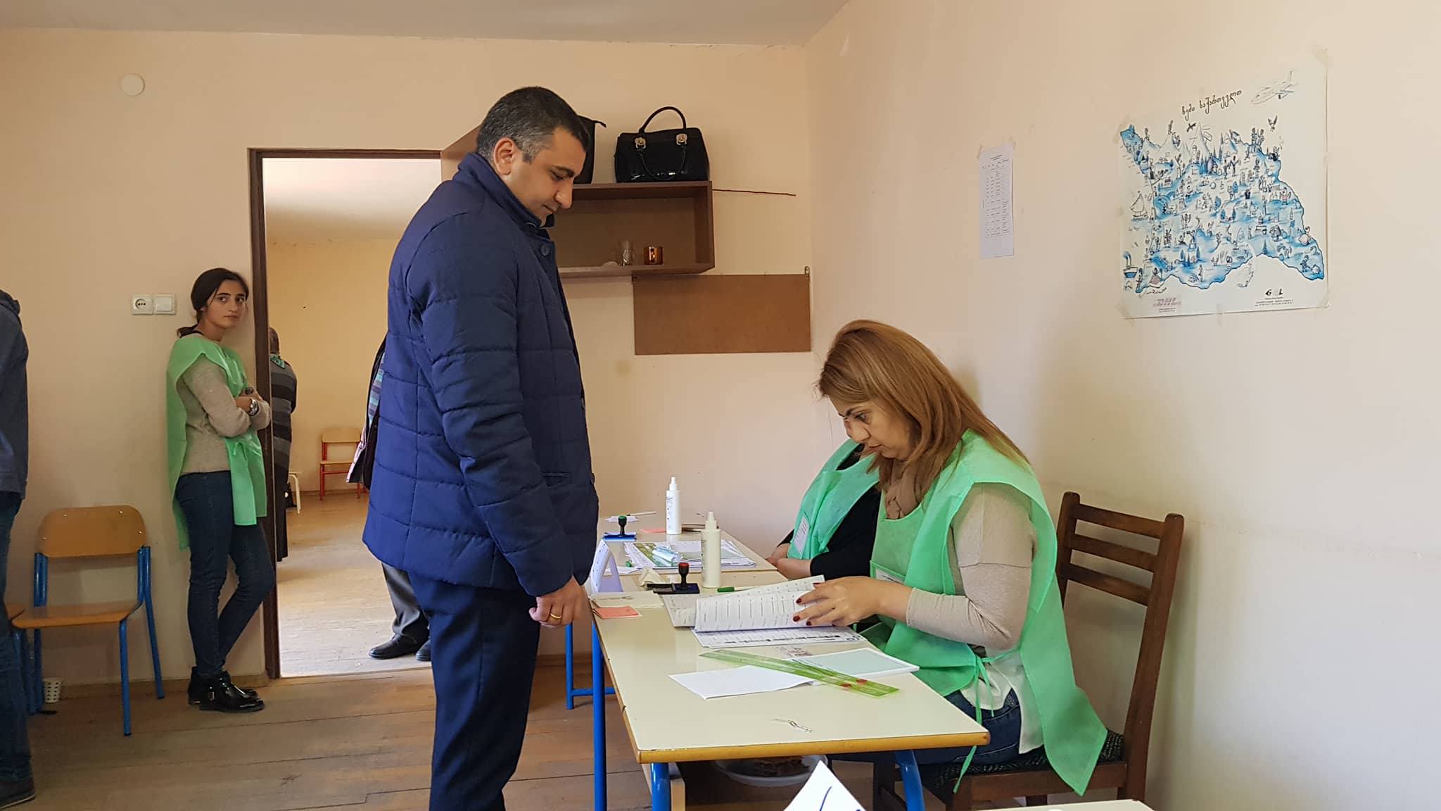 ყაზბეგში „ქართული ოცნების“ კანდიდატმა საკუთარი არჩევანი დააფიქსირა