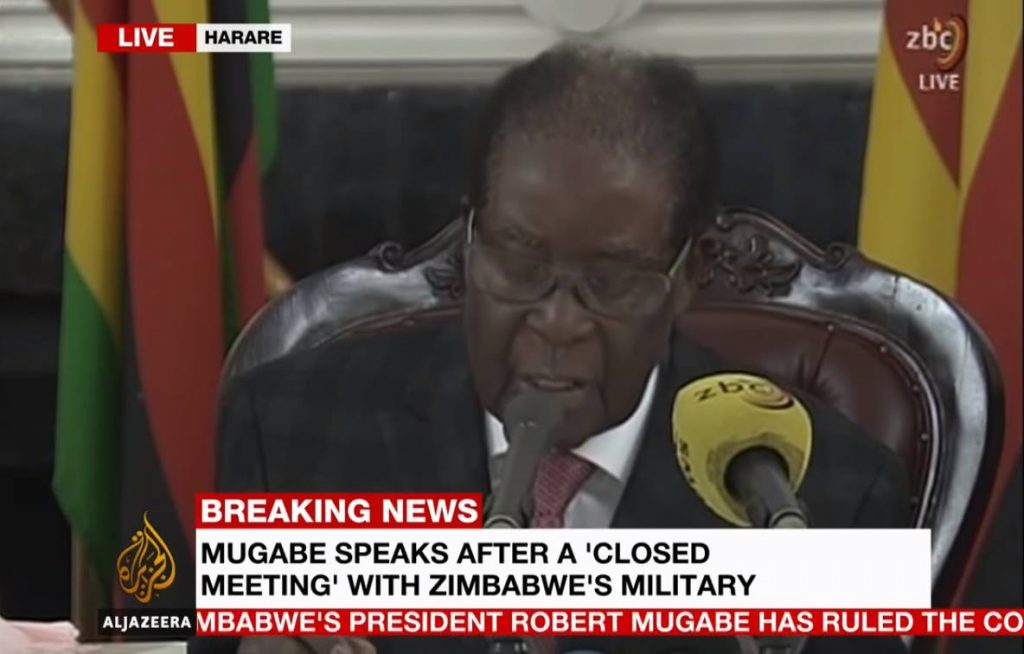 ზიმბაბვეს პრეზიდენტმა გადადგომის შესახებ განცხადება არ გააკეთა