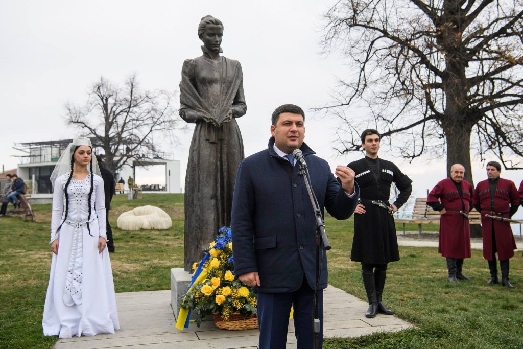 Премьер-министр Украины гостил сегодня в Кахети