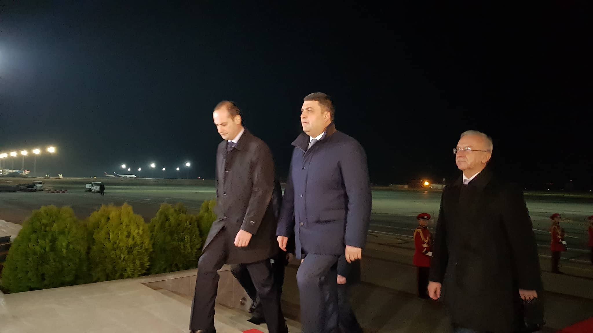 საქართველოს ორდღიანი ოფიციალური ვიზიტით უკრაინის პრემიერ-მინისტრი ეწვია