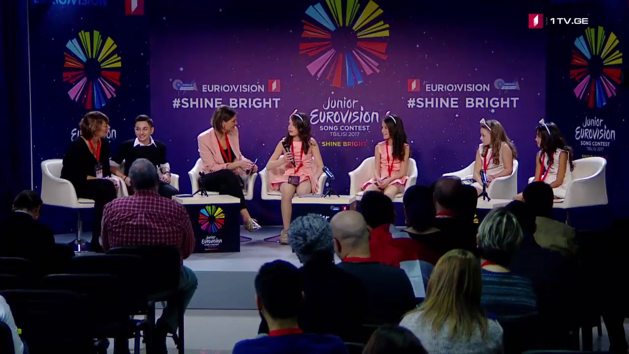 საბავშვო ევროვიზია. პრესკონფერენცია/JUNIOR EUROVISION PRESS CONFERENCE 23/11/2017