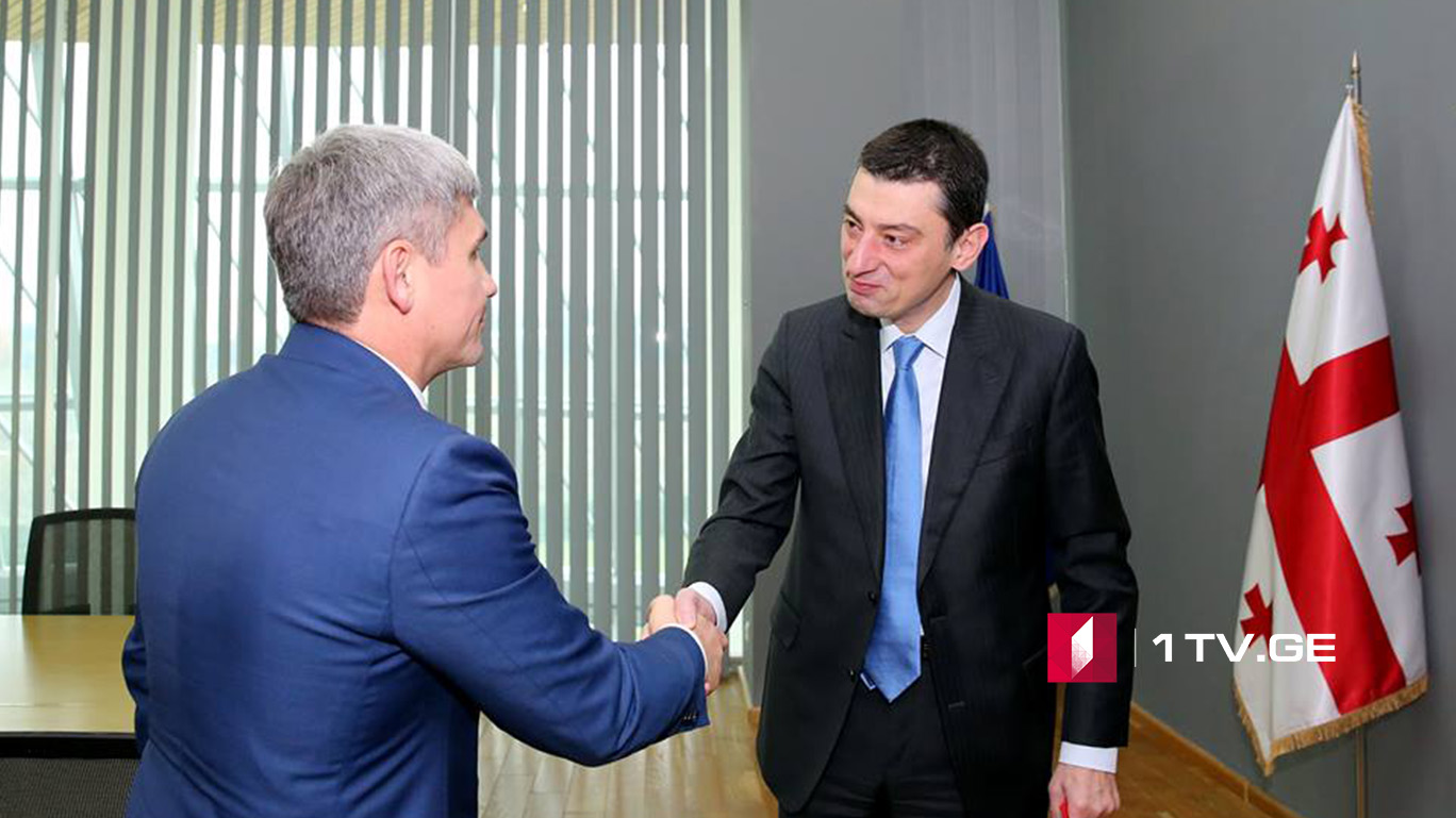 გიორგი გახარია მოლდოვის რესპუბლიკის შინაგან საქმეთა მინისტრს შეხვდა