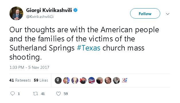 Texas church mass shooting: Georgia stands with American people in solidarity