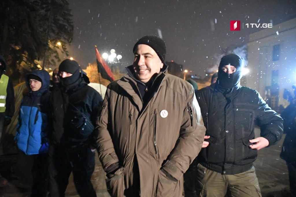 Михаил Саакашвили митингты арæзтыл, рæстæгмæ моротори расидтис
