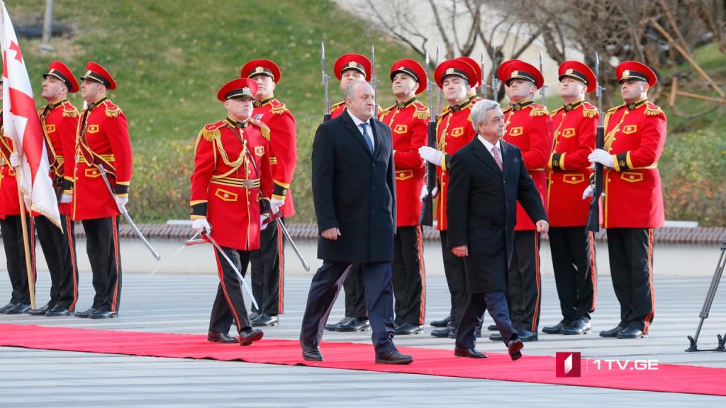 სომხეთის პრეზიდენტი საქართველოში იმყოფება