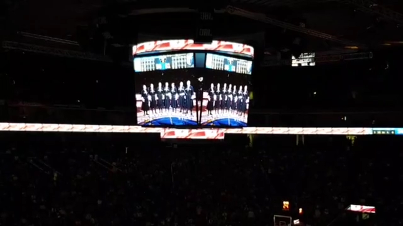 „შვიდკაცამ“ NBA-ის ჩემპიონატის მატჩზე საქართველოს ჰიმნი და „მრავალჟამიერი“ შეასრულა [ვიდეო]