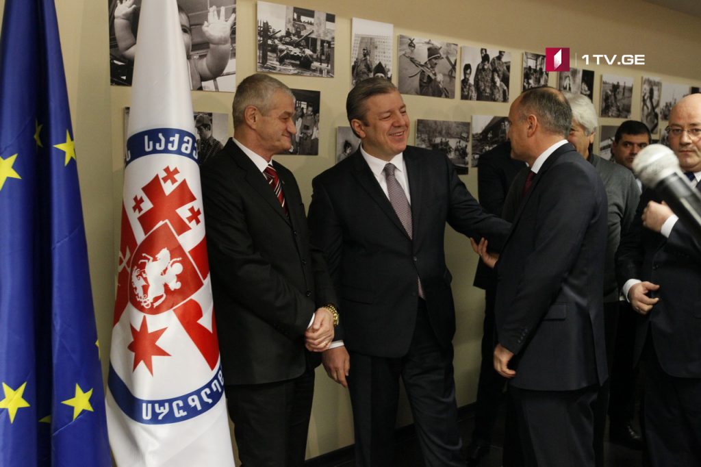Giorgi Kvirikaşvili - Veteranların işinin nəticəsidir ki, bugün sülh ölkəsində yaşayırıq