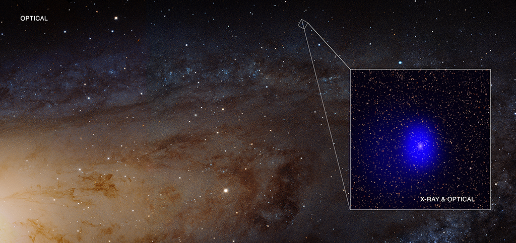 ანდრომედას გალაქტიკის ფოტოში ორი გიგანტური შავი ხვრელი შემოიჭრა