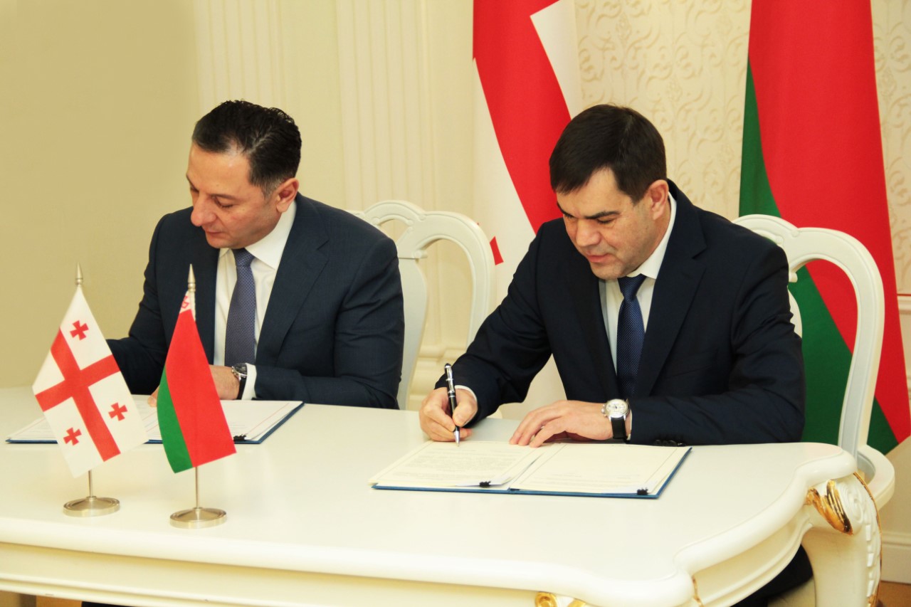 საქართველოსა და ბელარუსს შორის საიდუმლო ინფორმაციის გაცვლის შეთანხმება გაფორმდა 