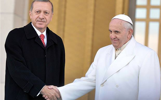 თურქეთის პრეზიდენტი 5 თებერვალს ვატიკანში ჩავა