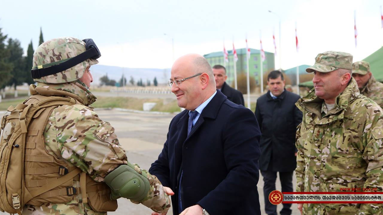 ვაზიანში ქართველი მშვიდობისმყოფელების ავღანეთში გაცილების ცერემონია გაიმართა