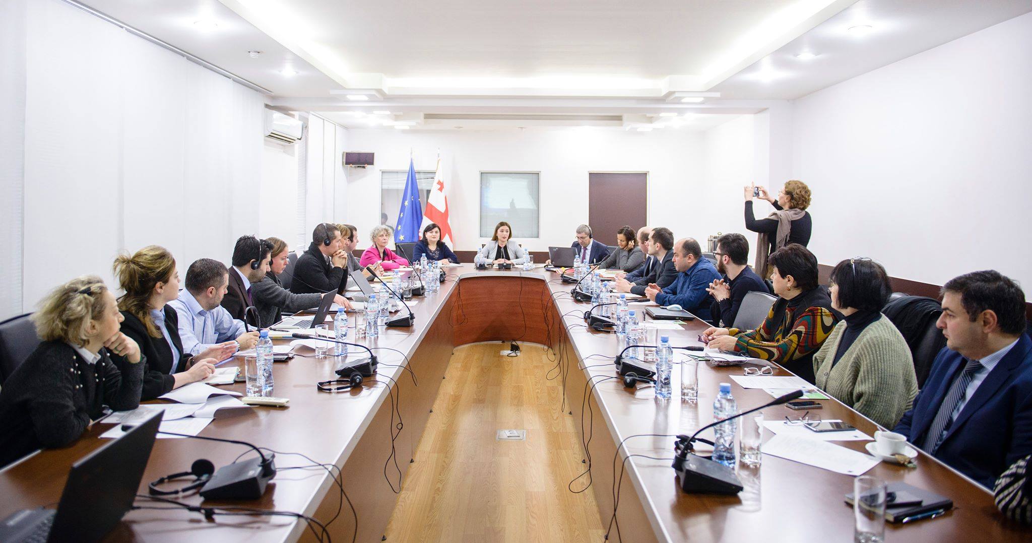 წყლის საინფორმაციო სისტემების შემუშავებისა და შესაძლებლობების გაძლიერების შესახებ შეხვედრა გაიმართა