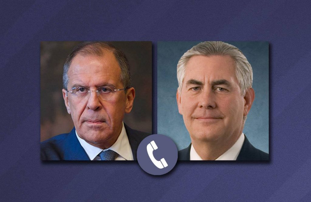 Sergey Lavrov və Reks Tilierson telefon danışığında Suriyanın şimalında vəziyyəti müzakirə ediblər