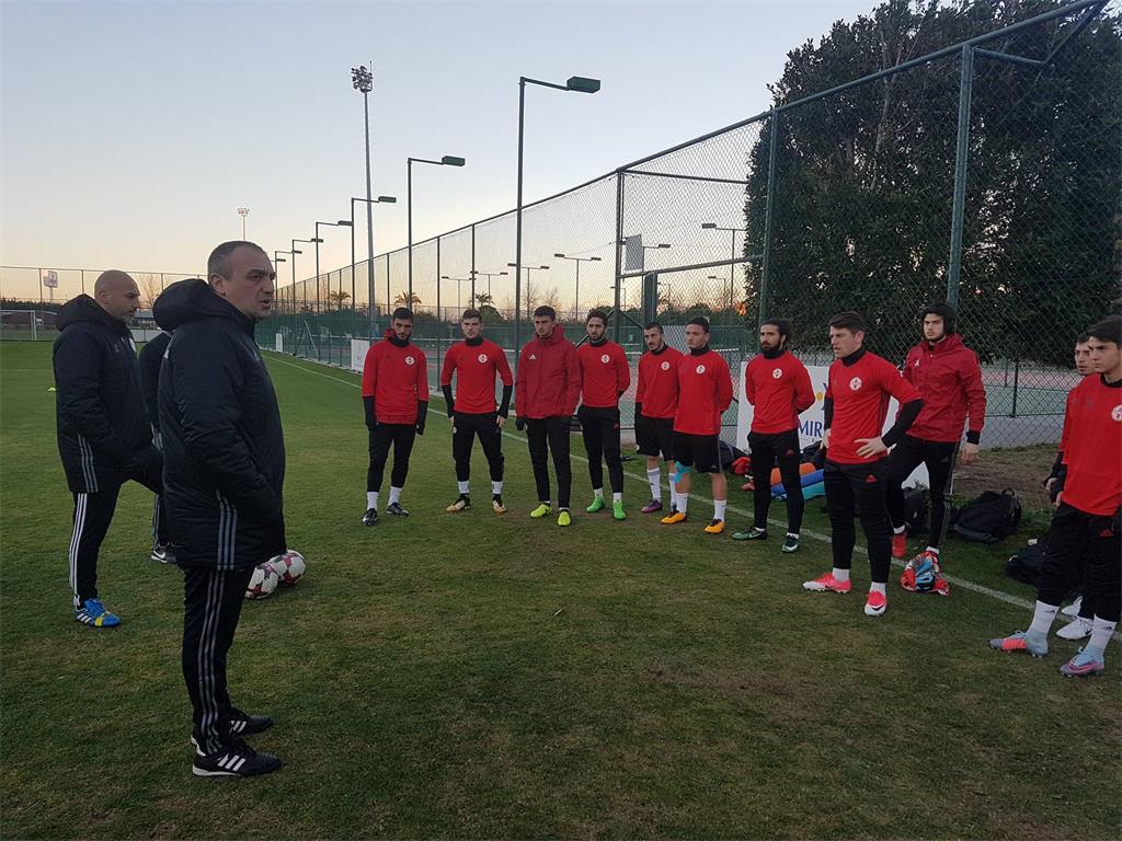 საქართველოს ახალგაზრდული საფეხბურთო ნაკრები ანტალიაში ემზადება