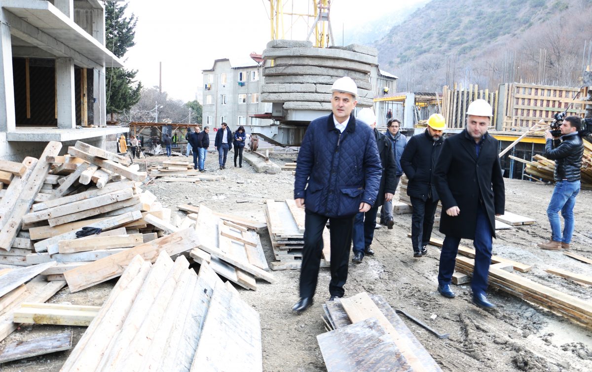 მცხეთაში 120 დევნილი ოჯახისთვის კორპუსები შენდება
