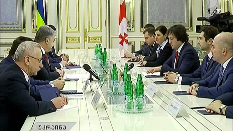 ირაკლი კობახიძის შეხვედრა უკრაინის პრეზიდენტთან