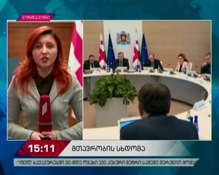 რა საკითხებზე იმსჯელეს მთავრობის წევრებმა მინისტრთა კაბინეტის სხდომაზე