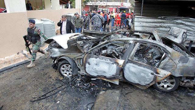 ლიბანის ქალაქ საიდში დანაღმული ავტომობილი აფეთქდა