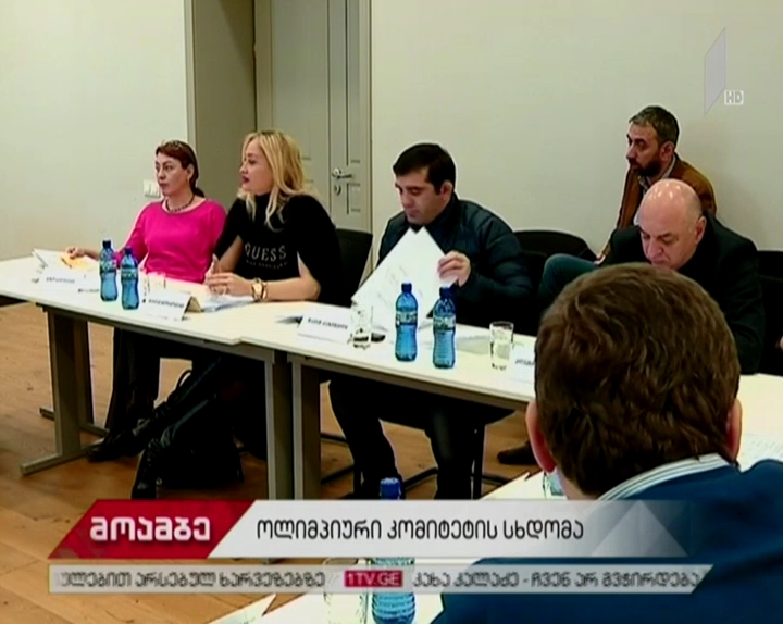 აღმასრულებელი კომიტეტის სხდომა საქართველოს ოლიმპიურ კომიტეტში