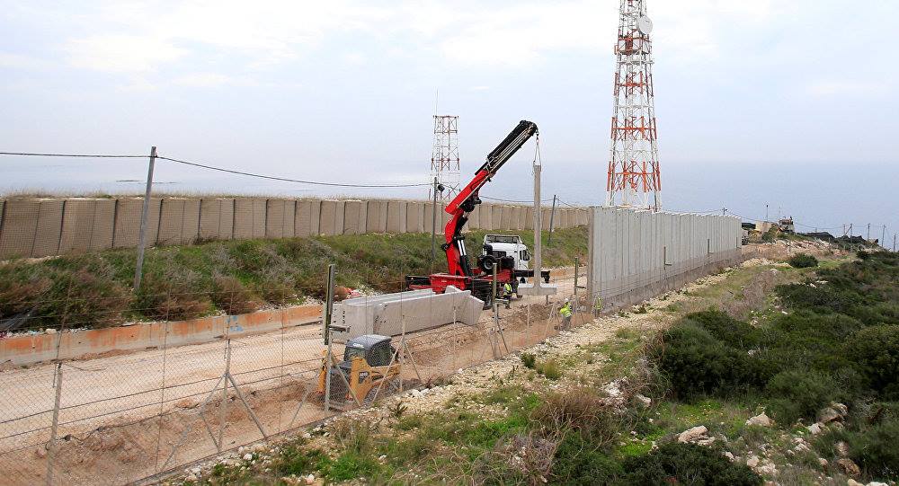 ისრაელმა ლიბანის მხარეს სასაზღვრო კედლის მშენებლობა დაიწყო