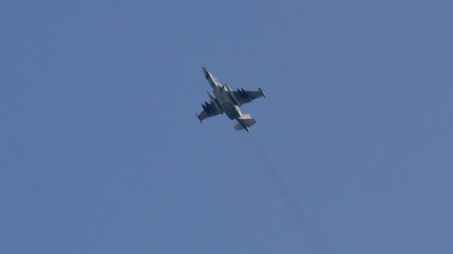 Suriyada Rusiyaya məxsus "Su 25" təyyarəsi vuruldu