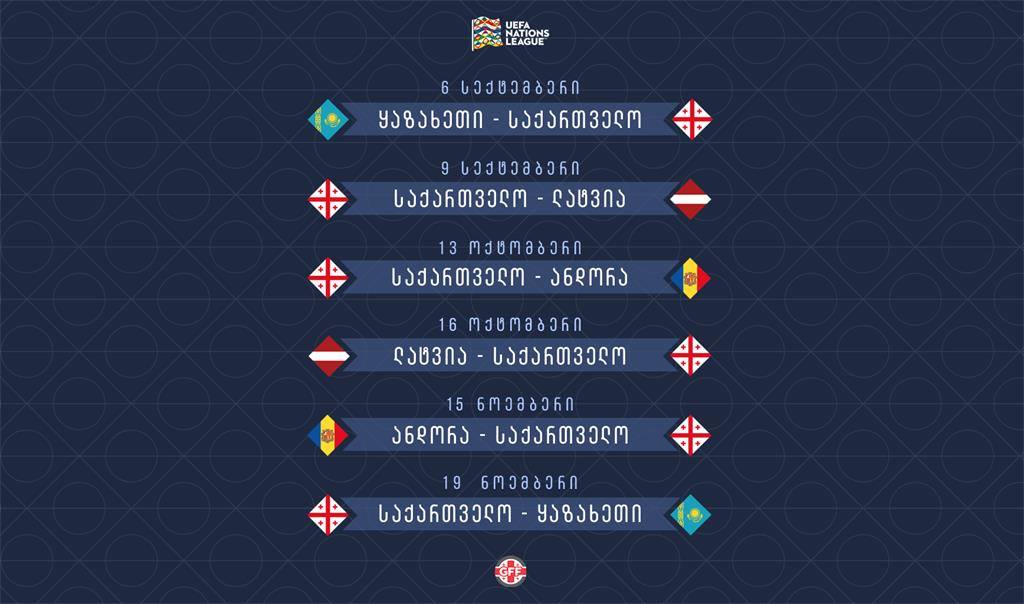 საქართველოს მოთხოვნით, უეფა-მ ერთა ლიგის კალენდარი შეცვალა