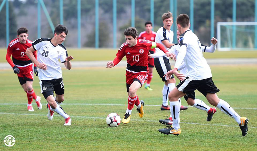 17-წლამდელ ფეხბურთელთა ნაკრები ავსტრიასთან დამარცხდა