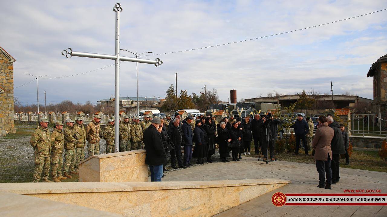 შინდისის გმირების მემორიალის მშენებლობა გრძელდება