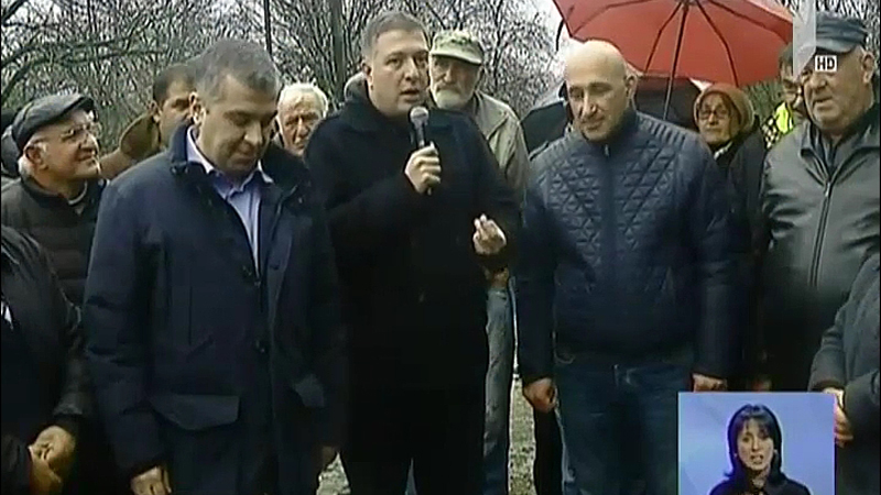 გიგი უგულავამ წინასაარჩევნო კამპანია ხონის რაიონიდან დაიწყო