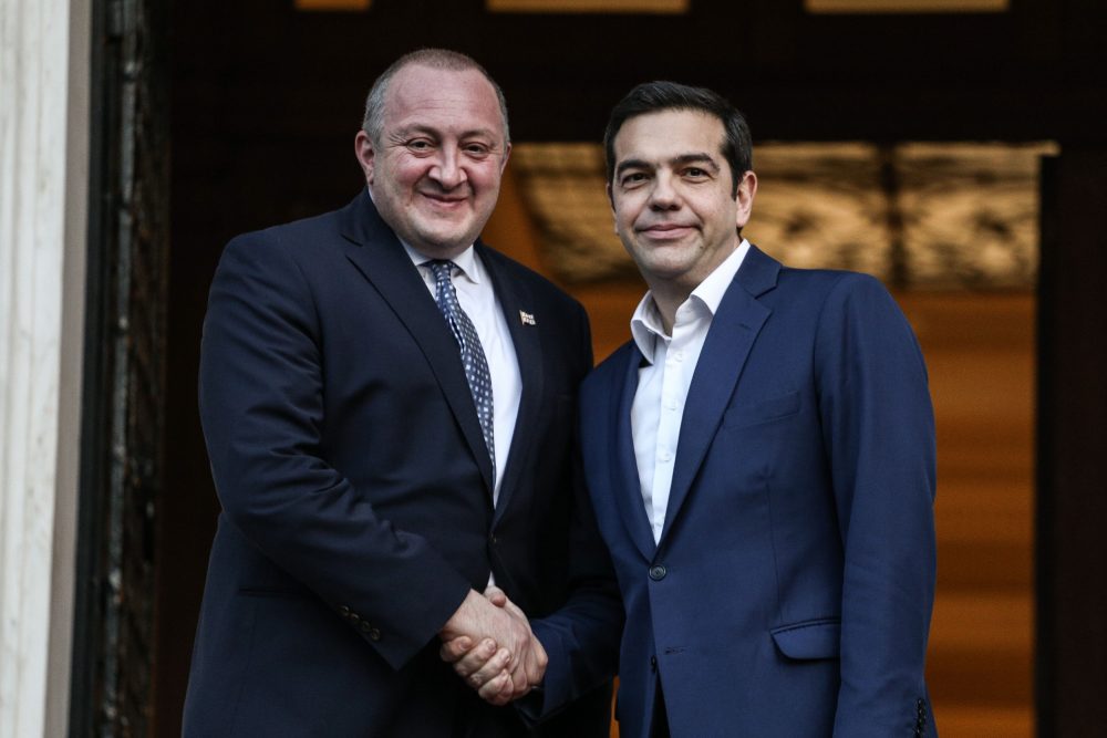 გიორგი მარგველაშვილისა და ალექსის ციპრასის შეხვედრაზე ოკუპირებულ აფხაზეთში ბერძნული კულტურული მემკვიდრეობის მდგომარეობაზეც ისაუბრეს