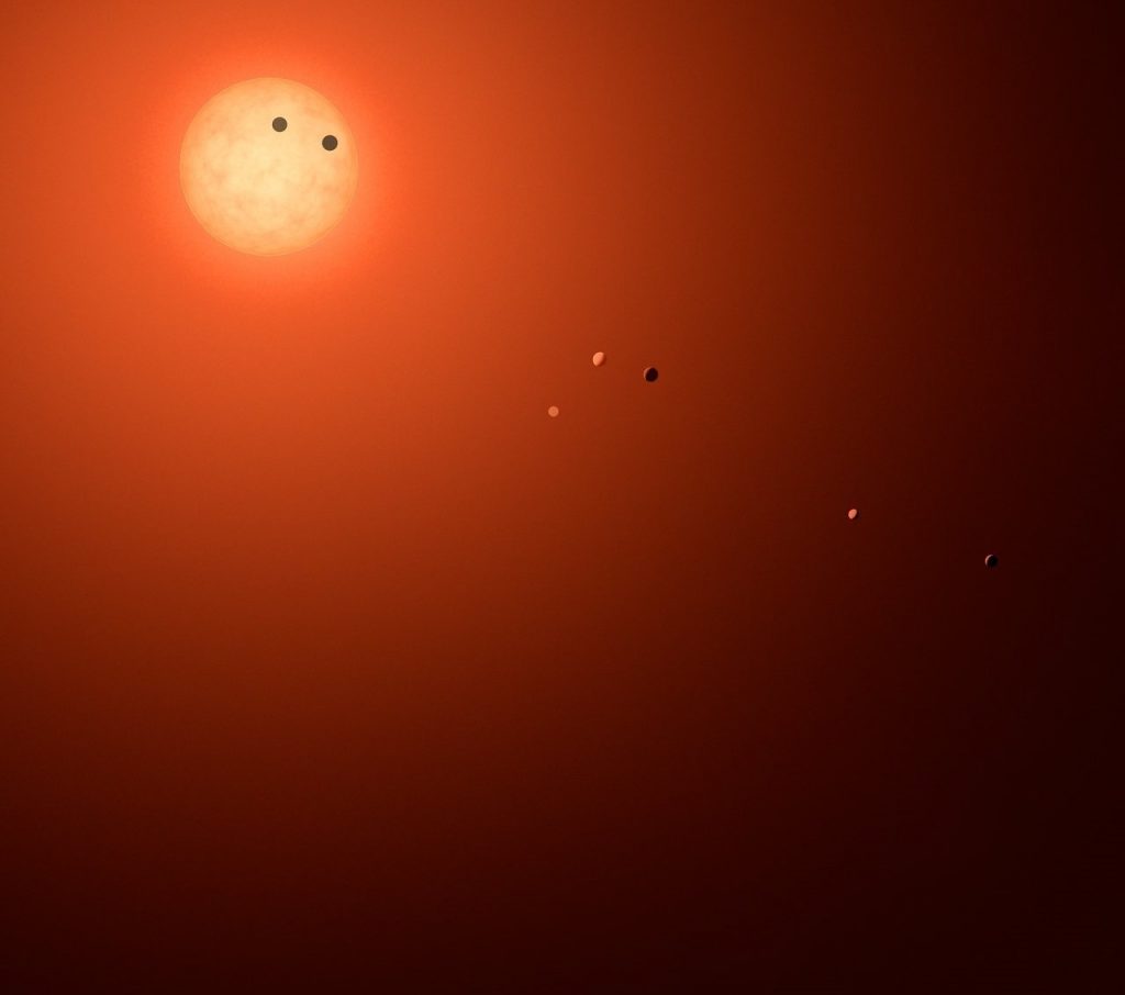 ჰაბლმა TRAPPIST-1-ის სისტემა შეისწავლა - პლანეტებზე წარმოუდგენლად დიდი ოდენობით წყალია