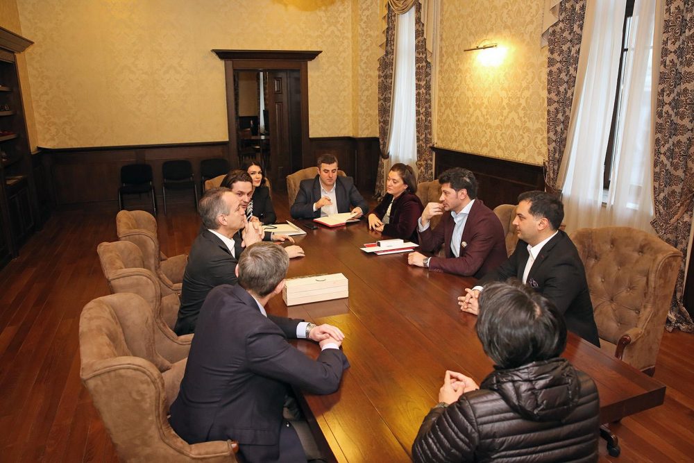 კახა კალაძე მონაკოს მერსა და ფონდ „ინფინიტ არტის“ წარმომადგენლებს შეხვდა
