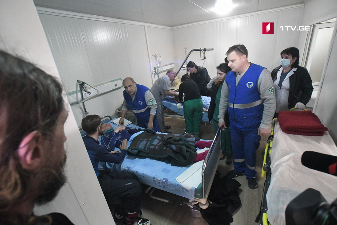 ჯანდაცვის სამინისტროს ინფორმაციით, გუდაურში 11 ადამიანი დაშავდა