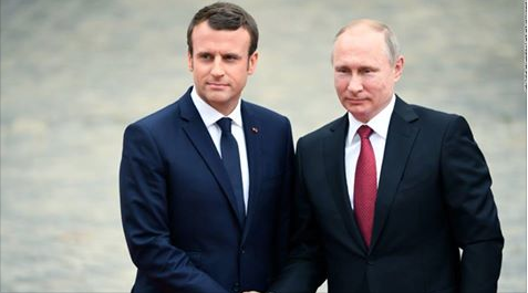საფრანგეთისა და რუსეთის პრეზიდენტებს შორის სატელეფონო საუბარი გაიმართა