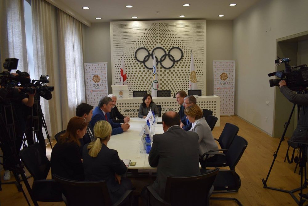 საერთაშორისო ოლიმპიური კომიტეტის ექსპერტებმა თბილისში პირველი შეხვედრები გამართეს