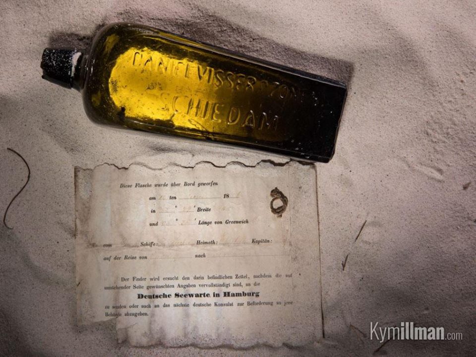 ავსტრალიის დასავლეთ სანაპიროზე ყველაზე ძველი წერილიანი ბოთლი იპოვეს