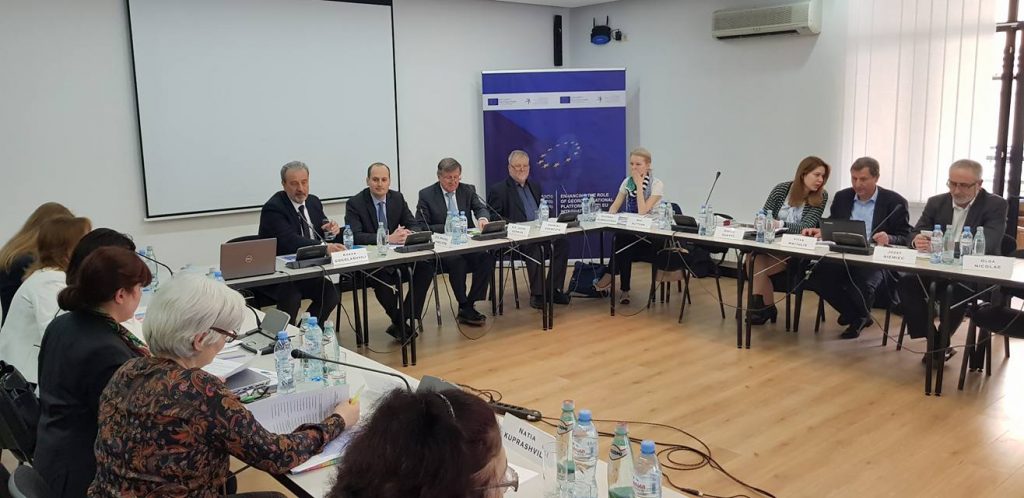 თბილისში საქართველო-ევროკავშირის სამოქალაქო საზოგადოების პლატფორმის შეხვედრა გაიმართა