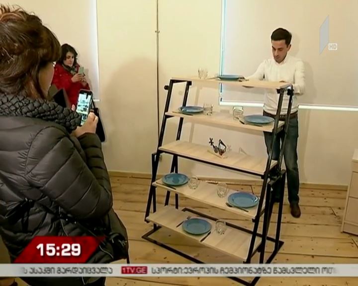 პროექტის „სივრცის დამზოგველი ავეჯის წარმოების“ პრეზენტაცია გაიმართა