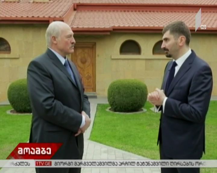 გადაცემა „42° პარალელმა” ალექსანდრე ლუკაშენკოსთან  ექსკლუზიური  ინტერვიუ ჩაწერა