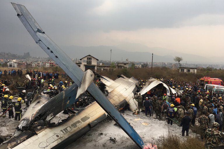 კატმანდუს აეროპორტთან ჩამოვარდნილი თვითმფრინავის ბორტზე 71 ადამიანი იმყოფებოდა