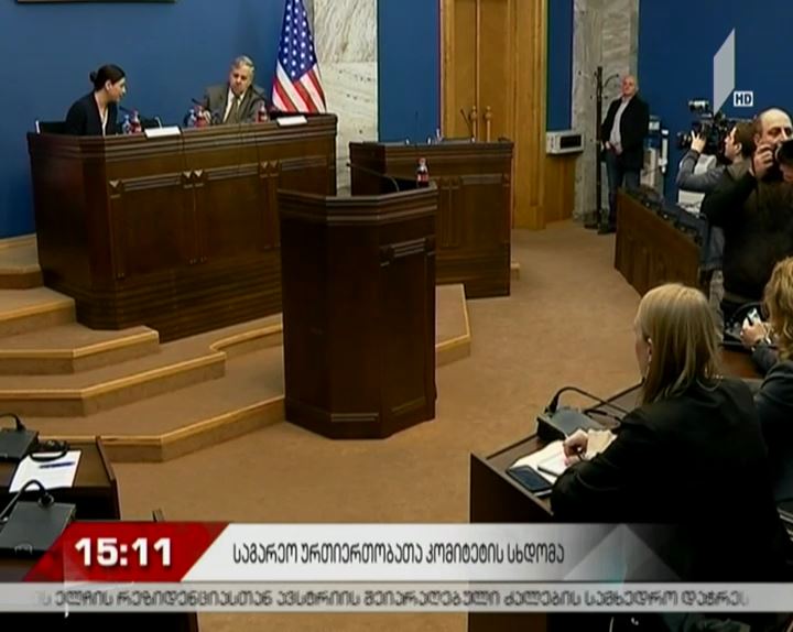იან კელი ქართველ კანონმდებლებს შეხვდა