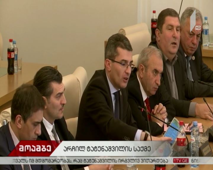 ტატუნაშვილის საქმეზე რეზოლუციის პროექტი მიმდინარე სასესიო კვირას დამტკიცდება