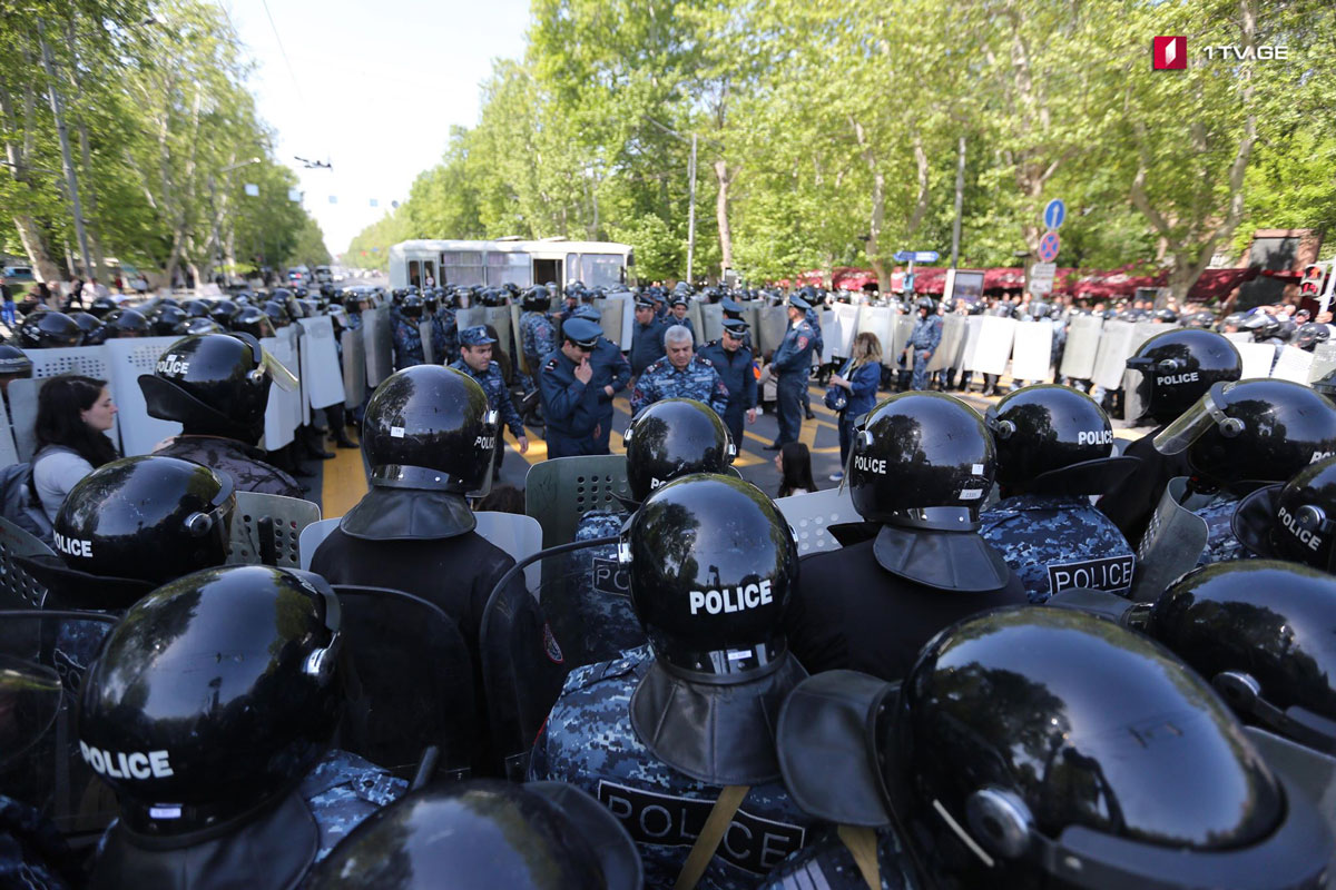 ერევანში აქციის დროს დაშავებული ხუთი ადამიანი საავადმყოფოში რჩება