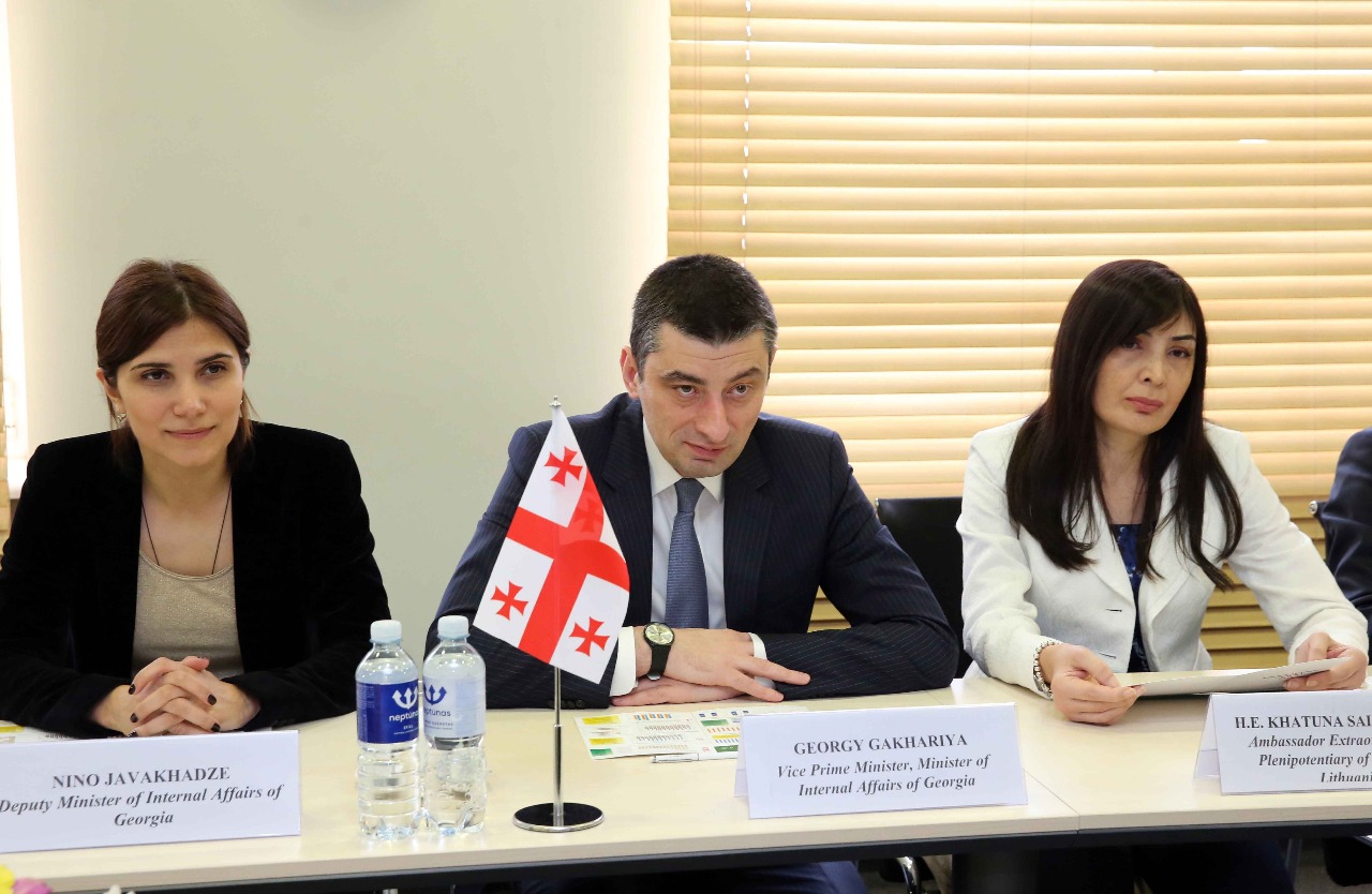 გიორგი გახარია ლიტვის პოლიციის გენერალურ კომისარს შეხვდა