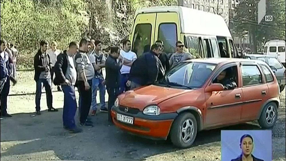 ჭიათურაში საპროტესტო აქცია გაიმართა