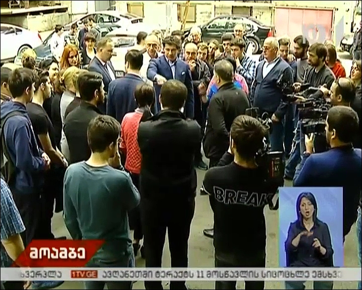 წერეთლის №99-სა და №101-ს შორის მდებარე ეზოში გამწვანებული სივრცე მოეწყობა